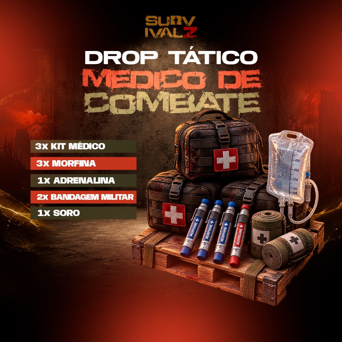 Drop Tático - Médico de Combate