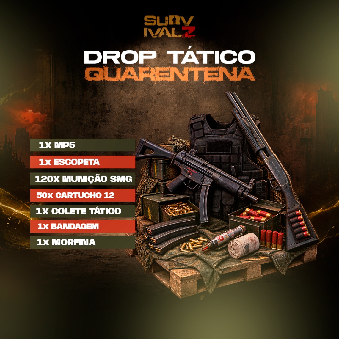 Drop Tático - Quarentena