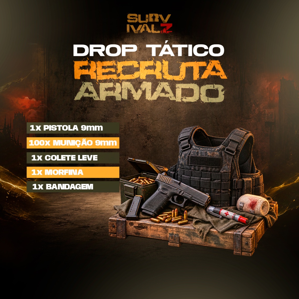 Drop Tático - Recruta Armado