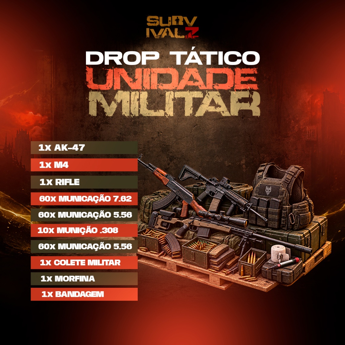 Drop Tático - Unidade Militar