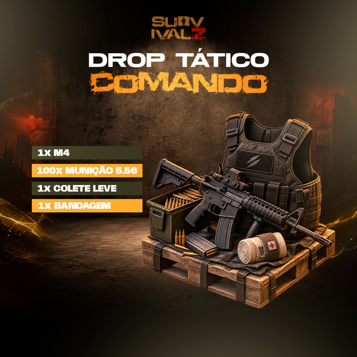 Drop Tático - Comando