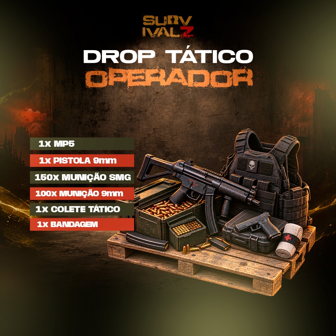 Drop Tático - Operador