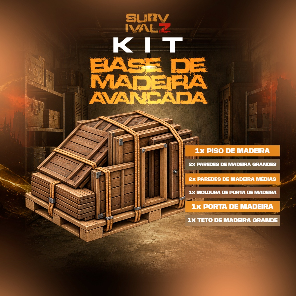 Kit Base de Madeira Avançado