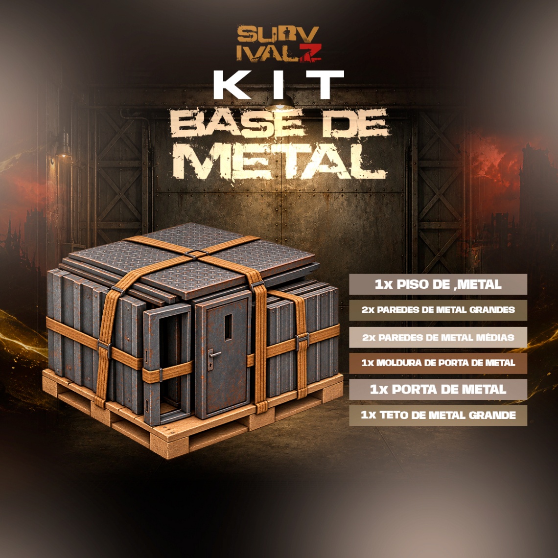 Kit Base de Metal