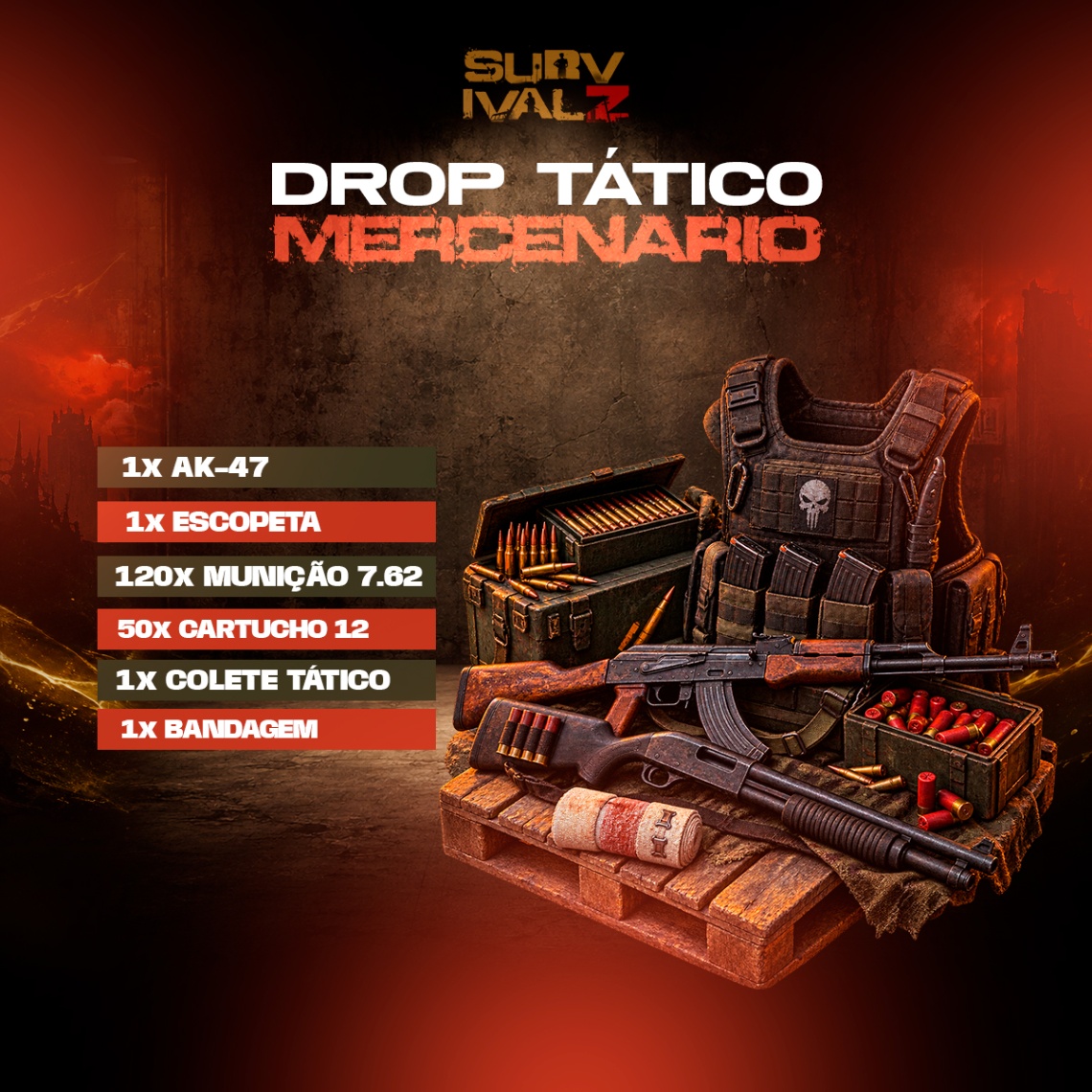 Drop Tático - Mercenário